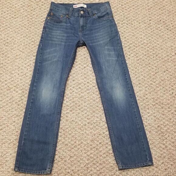 LEVI'S Boys' 511 Slim Stonewashed Jeans 14 Reg - Picture 3 of 7
